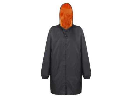 Дождевик «Bi-color» унисекс, оранжевый/черный