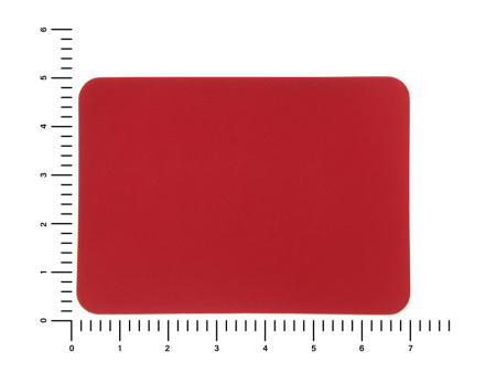 ПАТЧ ПРЯМОУГОЛНЫЙ soft-touch (красный) 5,0 х 7,0 см