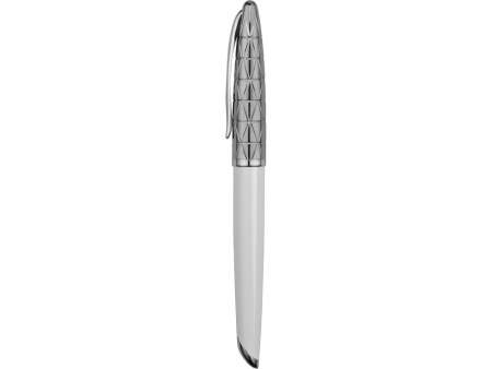 Ручка-роллер Waterman Carene, цвет: Contemporary white ST, стержень: Fblck