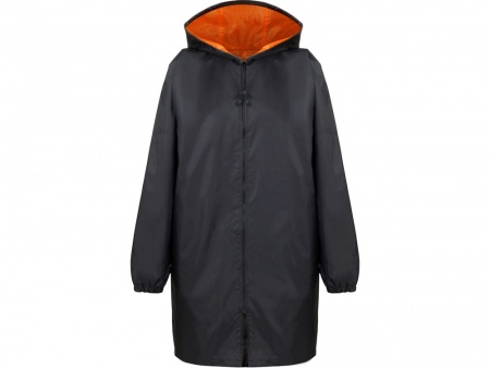 Дождевик «Bi-color» унисекс, оранжевый/черный