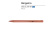 Ручка металлическая шариковая "Bergamo", розовое золото