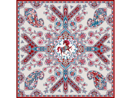Платок "Кавказский скакун"
