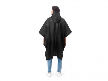 Пончо «Hawaii» c чехлом унисекс, черный