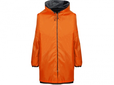 Дождевик «Bi-color» унисекс, оранжевый/черный