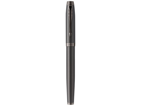 Перьевая ручка Parker IM Monochrome Black, перо:F, цвет чернил: blue, в подарочной упаковке.