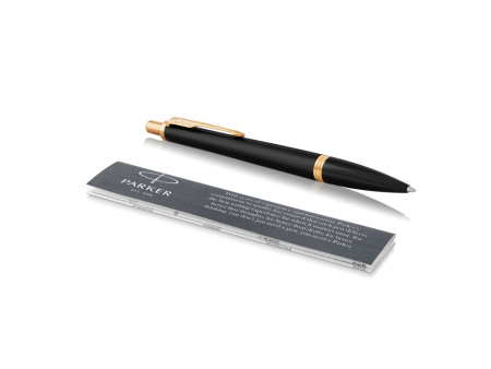 Ручка шариковая «Parker Urban Core Muted Black GT», черный/золотистый