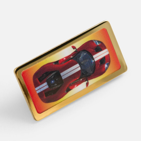 Значок Magnet Matto, золотистый глянцевый