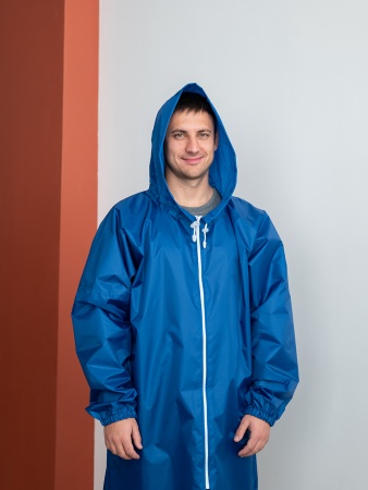 Дождевик на молнии 305, Белый,  (10/1)  (50/L)