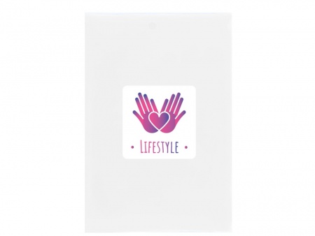 Одноразовый дождевик Mayan с чехлом для хранения из материалов, переработанных по стандарту GRS - Белый