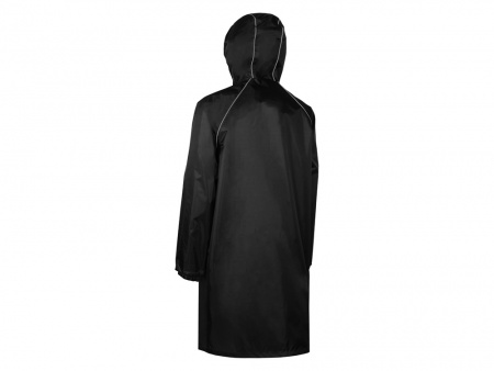 Дождевик "Sunshine" со светоотражающими кантами, черный, размер  M/L