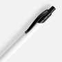 Ручка шариковая Undertone Black Soft Touch, белая