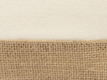 Косметичка "Jute" с ручкой из хлопка и джута, натуральный