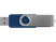 Флеш-карта USB 2.0 8 ГБ «Флэш С1», темно-синий
