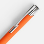 Ручка шариковая Keskus Soft Touch, оранжевая