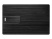 Флеш-карта USB 2.0 16 Gb в виде металлической карты "Card Metal", черный