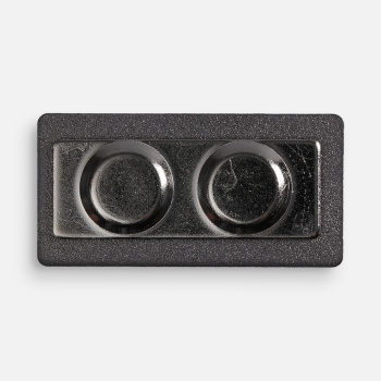 Значок Magnet Matto, серый металлик