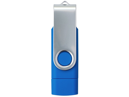 USB3.0/USB Type-C флешка на 16 Гб «Квебек C», синий