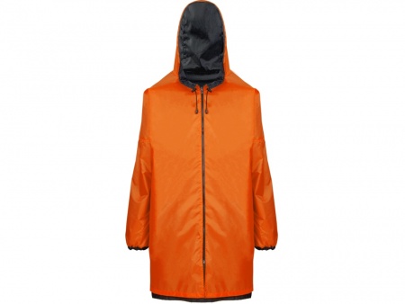 Дождевик «Bi-color» унисекс, оранжевый/черный
