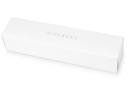 Ручка шариковая Nina Ricci модель «Legende Burgundy», красный/серебристый