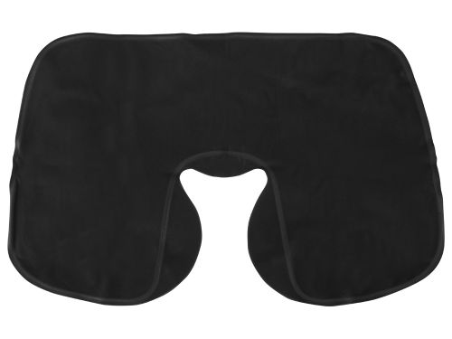 Подушка надувная под голову в чехле черная