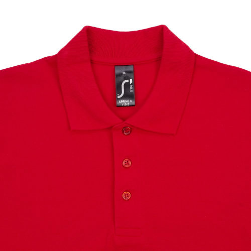 Рубашка поло мужская Spring 210, красная