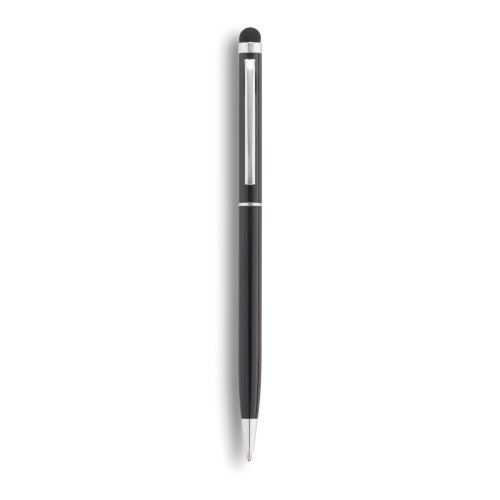 Тонкая металлическая ручка-стилус черная