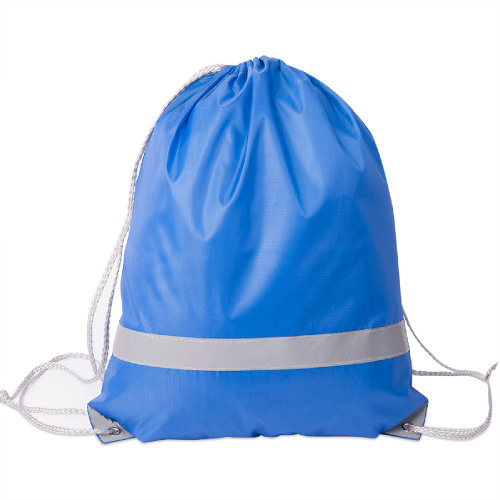 Рюкзак мешок RAY со светоотражающей полосой (синий)