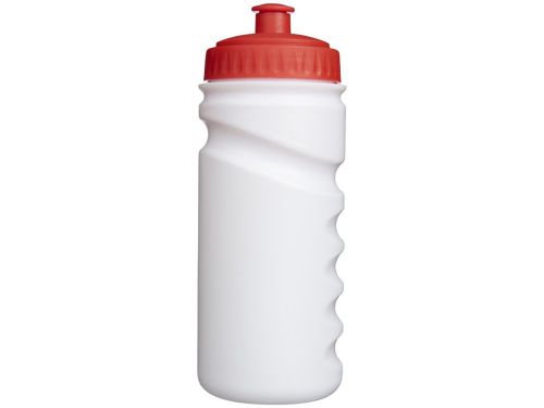 Спортивная бутылка Easy Squeezy - белый корпус с красной крышкой