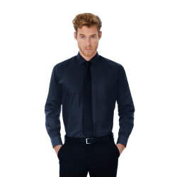 Рубашка мужская с длинным рукавом LSL/men, темно-синий