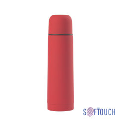 Термос "Крит", покрытие soft touch 0,5 л., красный