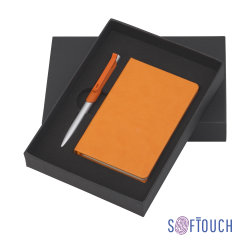 Подарочный набор "Корсика", покрытие soft touch, оранжевый