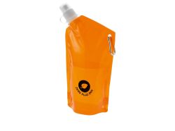 Емкость для питья Cabo с карабином, объем 600 мл оранжевая