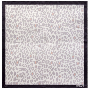 Платок Leopardo Silk, серый Платок Leopardo Silk, серый