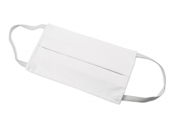 Маска для лица многоразовая из хлопка, белый