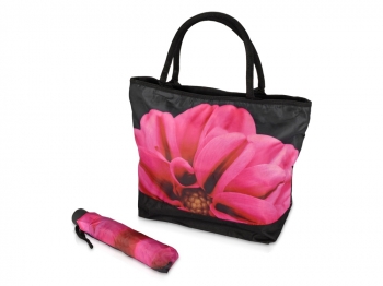 Набор «Георгин», черный/розовый