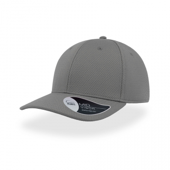 Бейсболка "DYE FREE", 6 клиньев, пластиковая застежка, серый, 100% полиэстер, плотность 170 г/м2