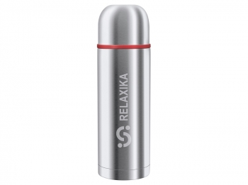 Термос Relaxika 102, 2 чашки, 1000 мл, стальной