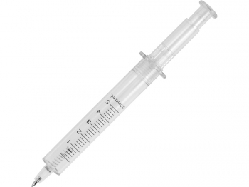 Ручка шариковая «Шприц», прозрачный