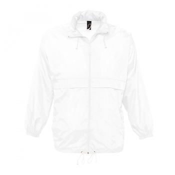 Ветровка мужская SURF, белый, XS, 100% нейлон, 210Т