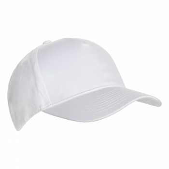 Бейсболка STAN 5 клиньев хлопок 150, 10L, Белый,  (10)  (56-58/ONE SIZE)