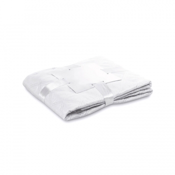 Плед KONJOR, белый,  микрофибра, 130 x 160  cm