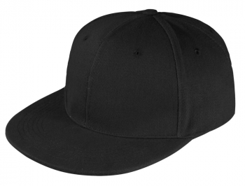 Бейсболка Unit Snapback с прямым козырьком, черная Бейсболка Unit Snapback с прямым козырьком, черная