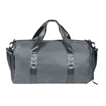 Сумка спортивная "Gym", серая, 45х21х20 см, полиэстер