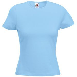 Футболка "Lady-Fit Crew Neck T", белый_M, 95% х/б, 5% эластан, 200 г/м2 Футболка "Lady-Fit Crew Neck T", белый_M, 95% х/б, 5% эластан, 200 г/м2