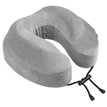 Подушка под шею для путешествий Evolution, серая