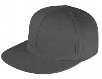 Бейсболка Snapback с прямым козырьком, серая Бейсболка Snapback с прямым козырьком, серая