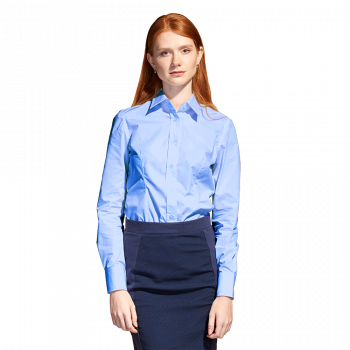 Сорочка 45W_Светло-голубой (104) (48/L)