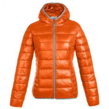 Куртка пуховая женская Tarner Lady, оранжевая Куртка пуховая женская Tarner Lady, оранжевая