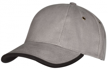 Бейсболка Unit Trendy, серая с черным Бейсболка Unit Trendy, серая с черным