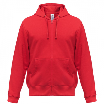 Толстовка мужская Hooded Full Zip красная Толстовка мужская Hooded Full Zip красная